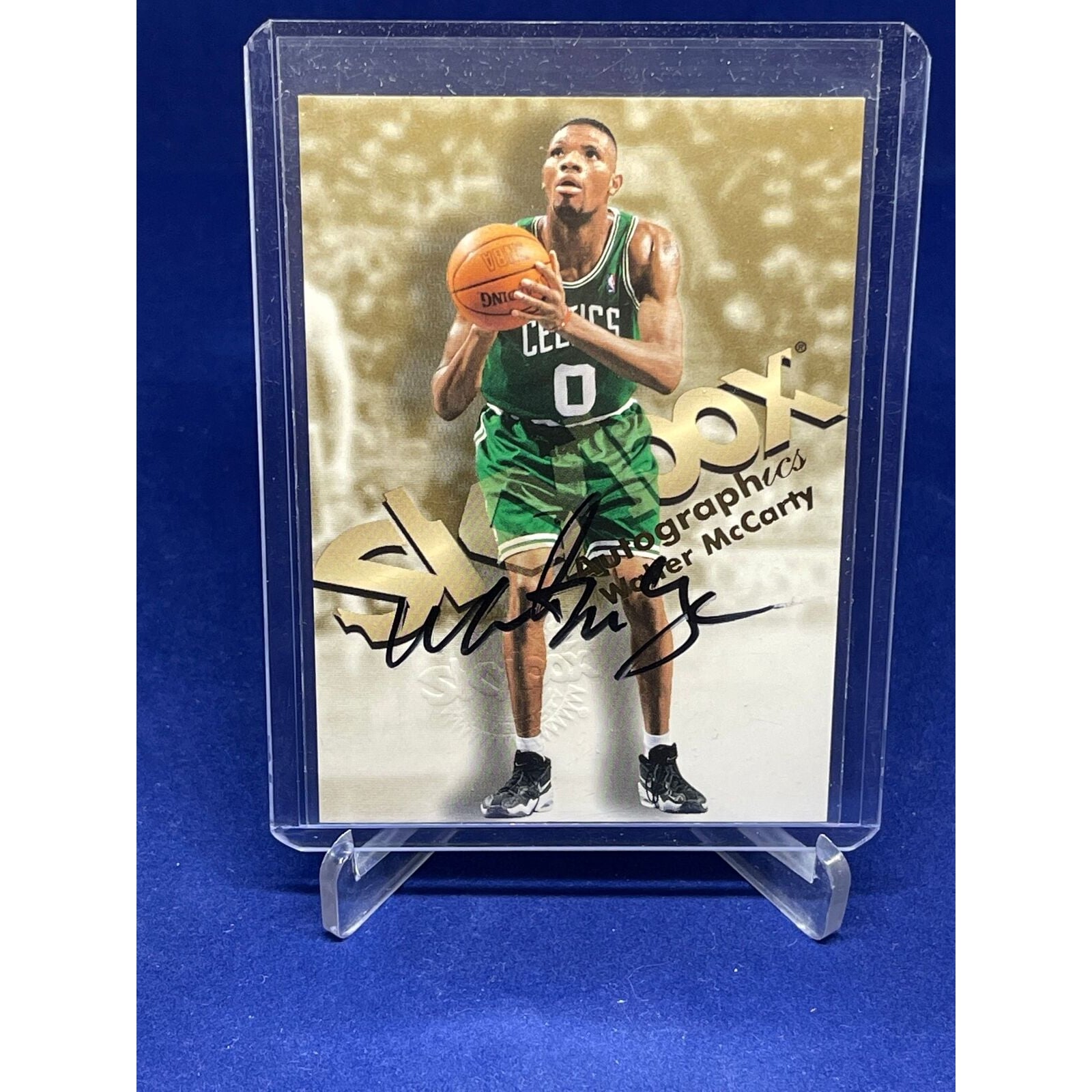 1998-99 Autographics Skybox Card Premium SkyBox On Auto Allen 