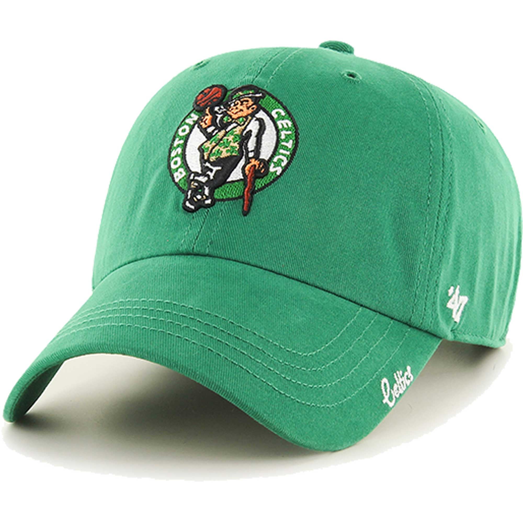 Women's Boston Celtics '47 Kelly Green Miata Clean Up Adjustable Hat