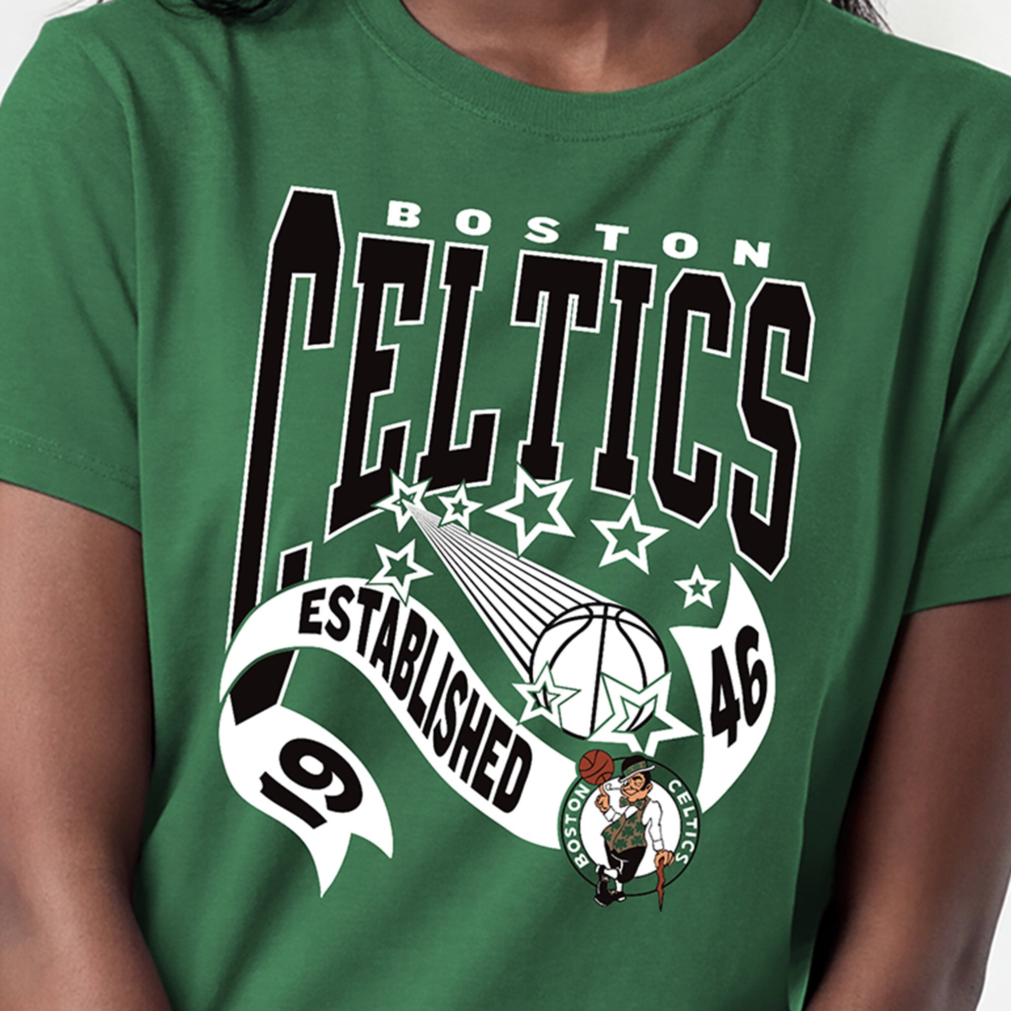 T-shirt Kelly Green Boston Celtics Banner pour femmes, championnes
