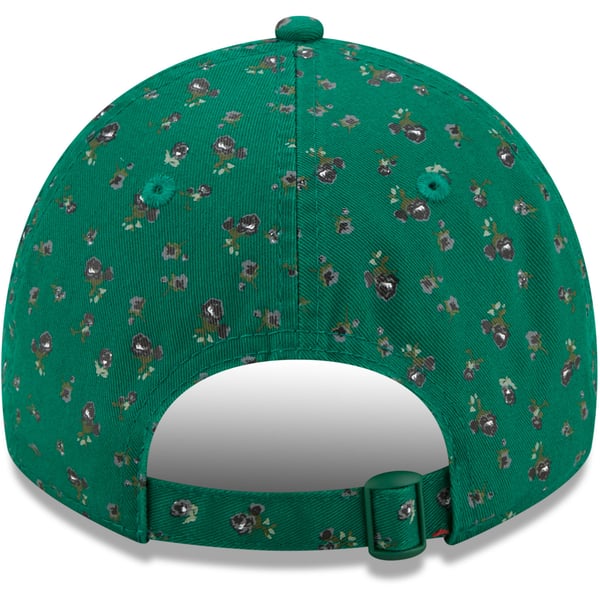 Boston Celtics New Era Women\'s Bloom Print 9TWENTY Adjustable Hat Kelly Green New Era Women main image 2