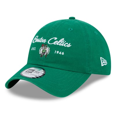 Boston Celtics New Era Women's Script Casual Classic Adjustable Hat - Kelly Green