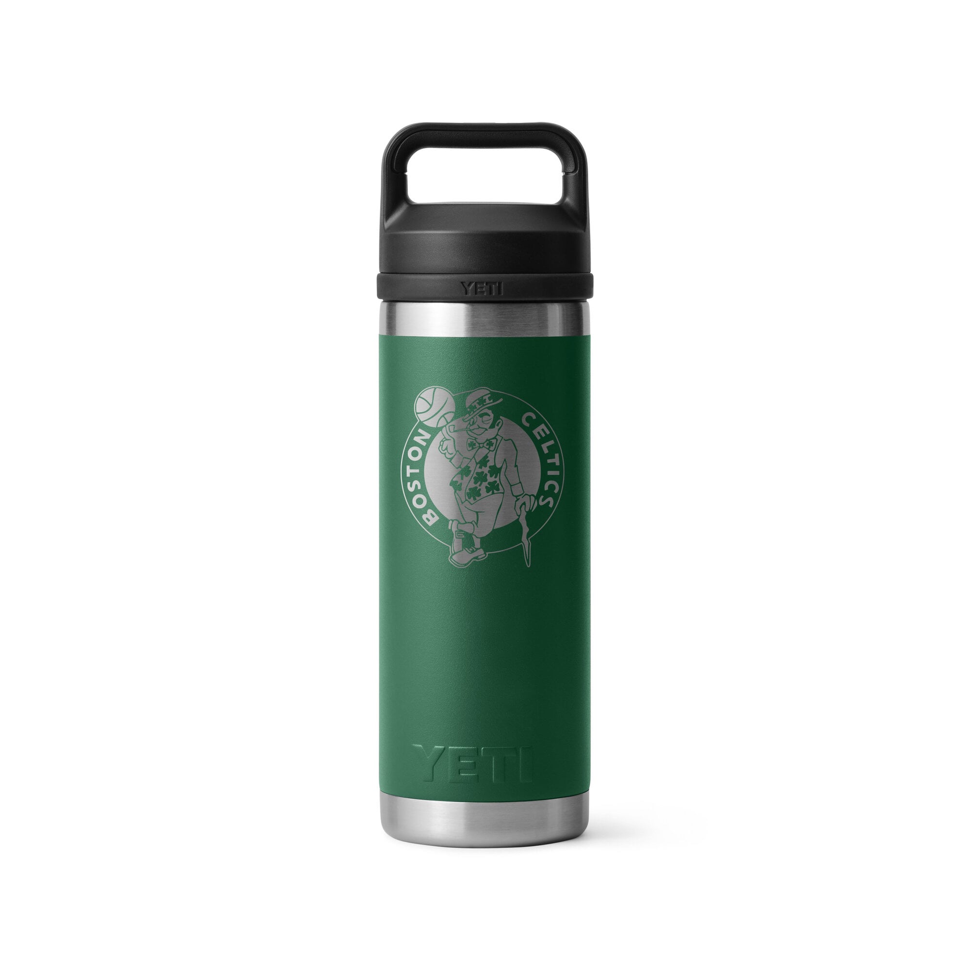 YETI White Boston Celtics 18oz. Rambler Chug Water Bottle