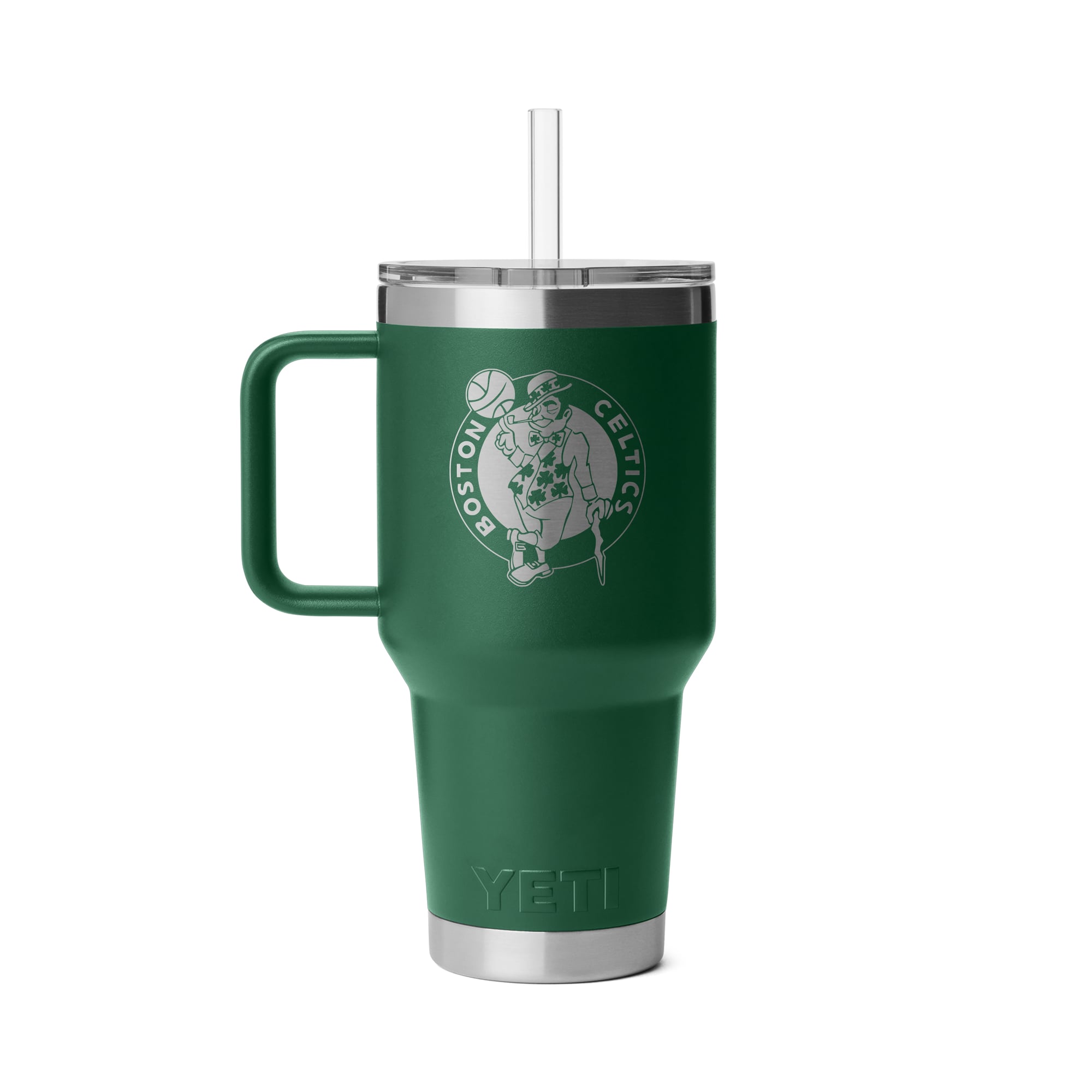 Mug à paille YETI Boston Celtics Rambler 2.0 de 1 litre (35 oz
