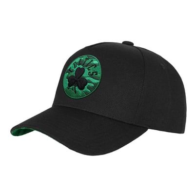  Boston Celtics Mitchell & Ness Youth 404 Club Camo Pro Pinch Snapback Hat - Black