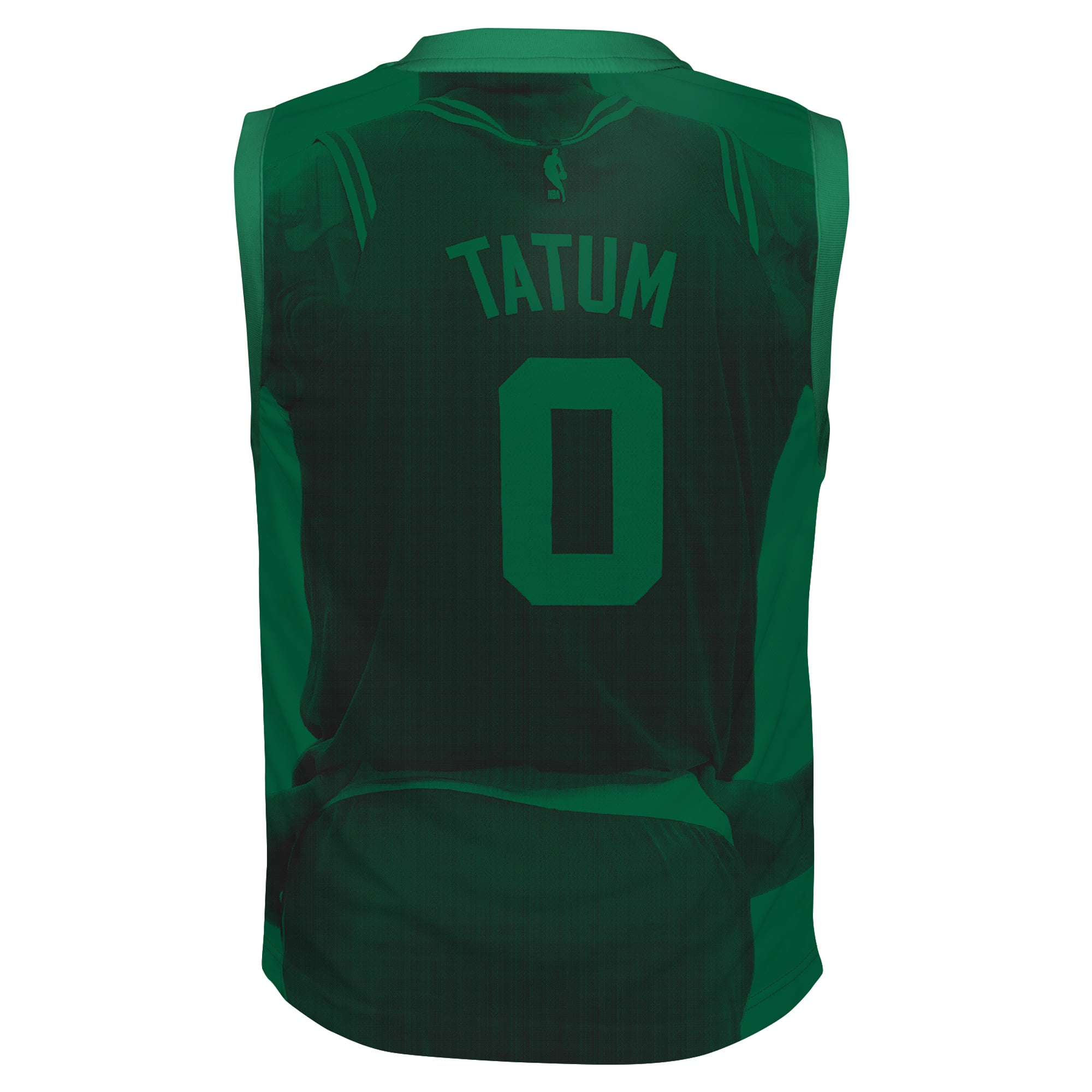 Maillot de jeu iconique Jayson Tatum vert Kelly des Boston Celtics pour jeunes Outerstuff