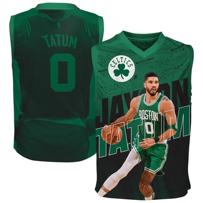 Jayson Tatum Boston Celtics Outerstuff Youth Icon Play Jersey - Kelly Green