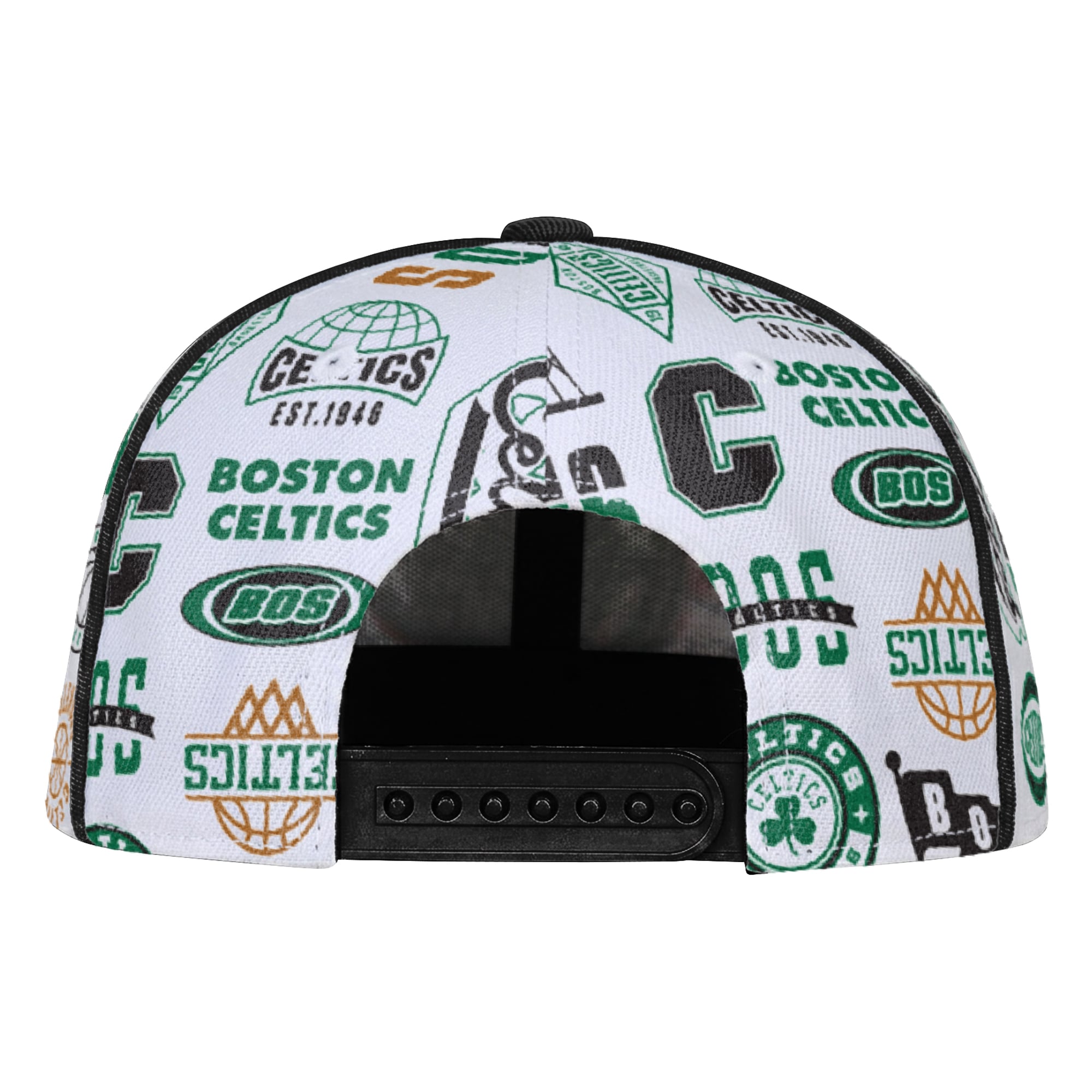 Casquette snapback blanche Youth Outerstuff Boston Celtics.