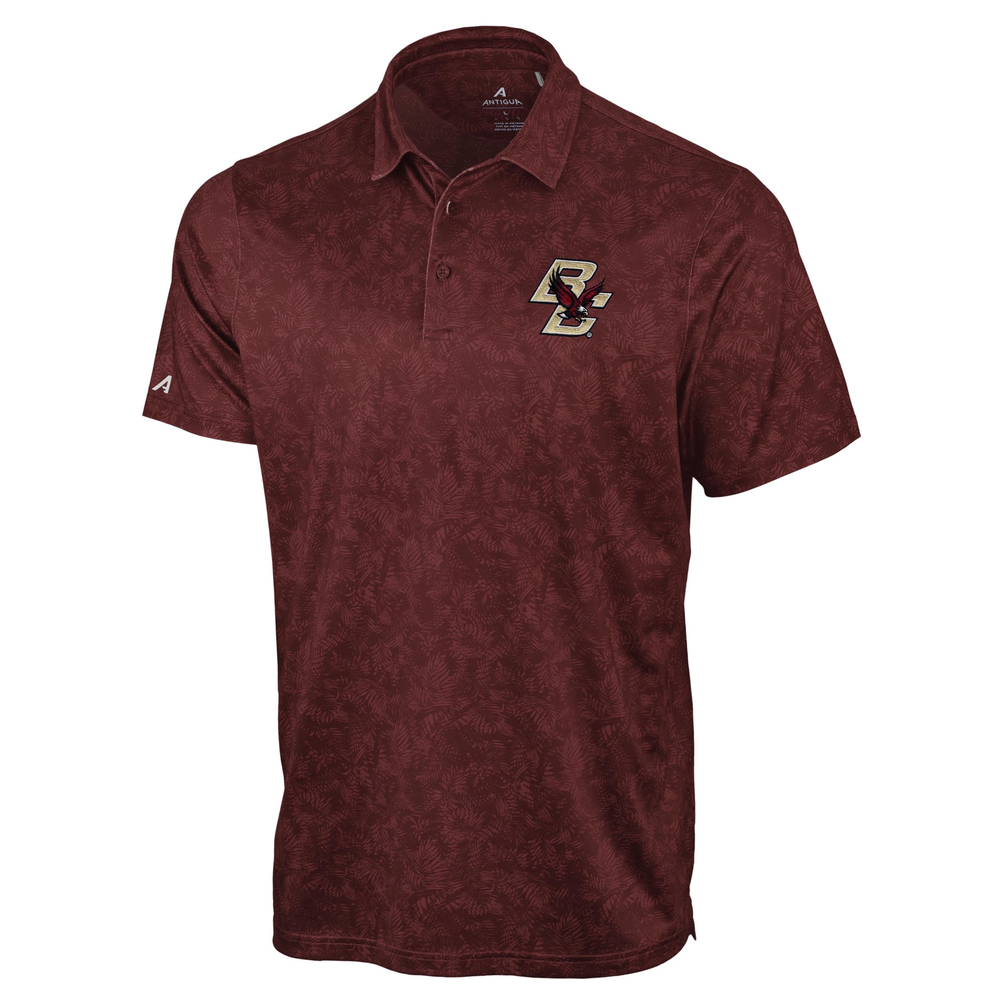 Men's Antigua Maroon Boston College Eagles Lush Polo