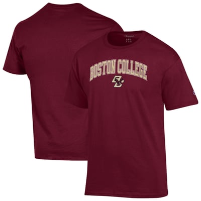 Boston College Eagles Champion Arch Logo T-Shirt - Maroon