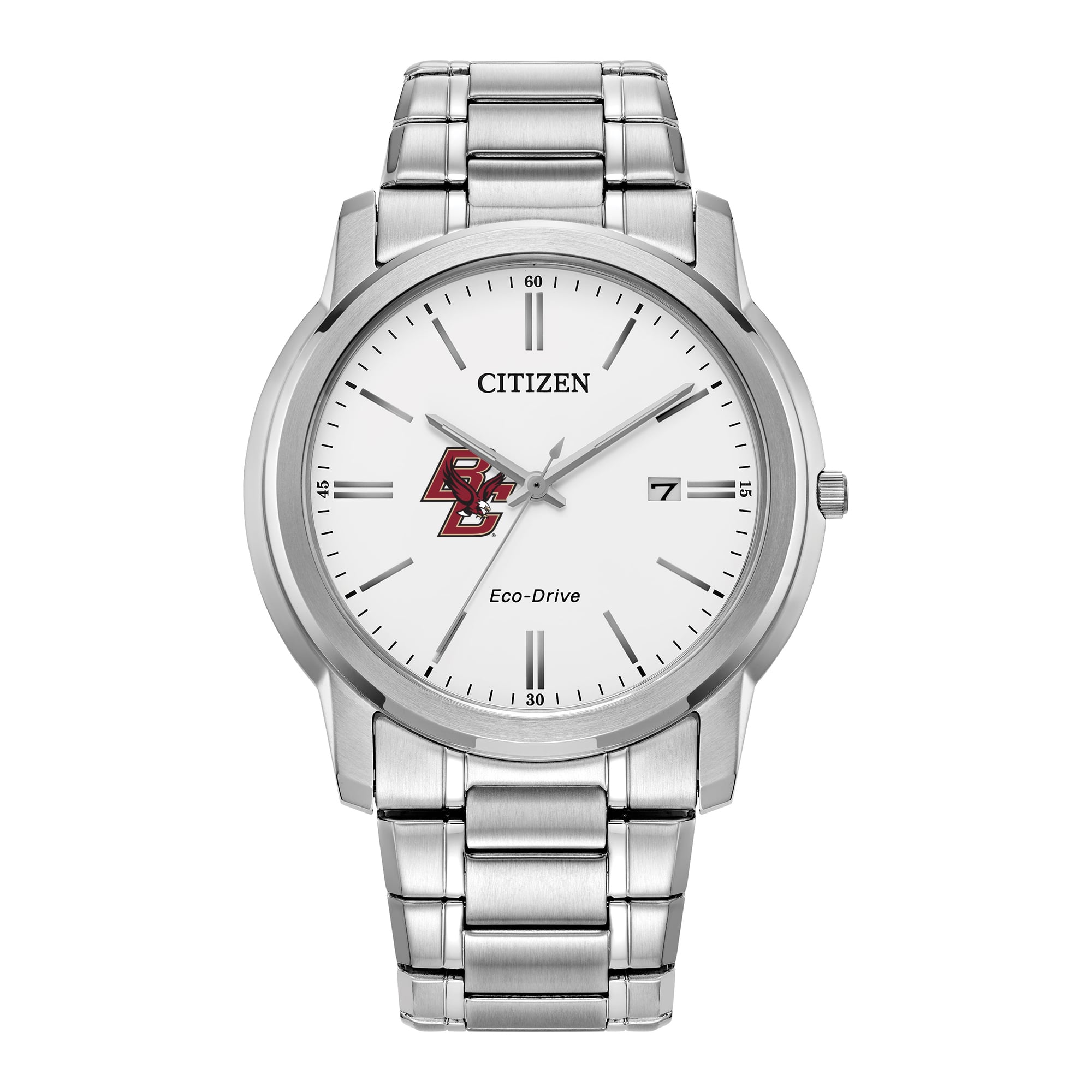 Boston College Watch Stainless Steel Citizen Watch Boston College Eagles Silver Eco-Drive Black  main image 4