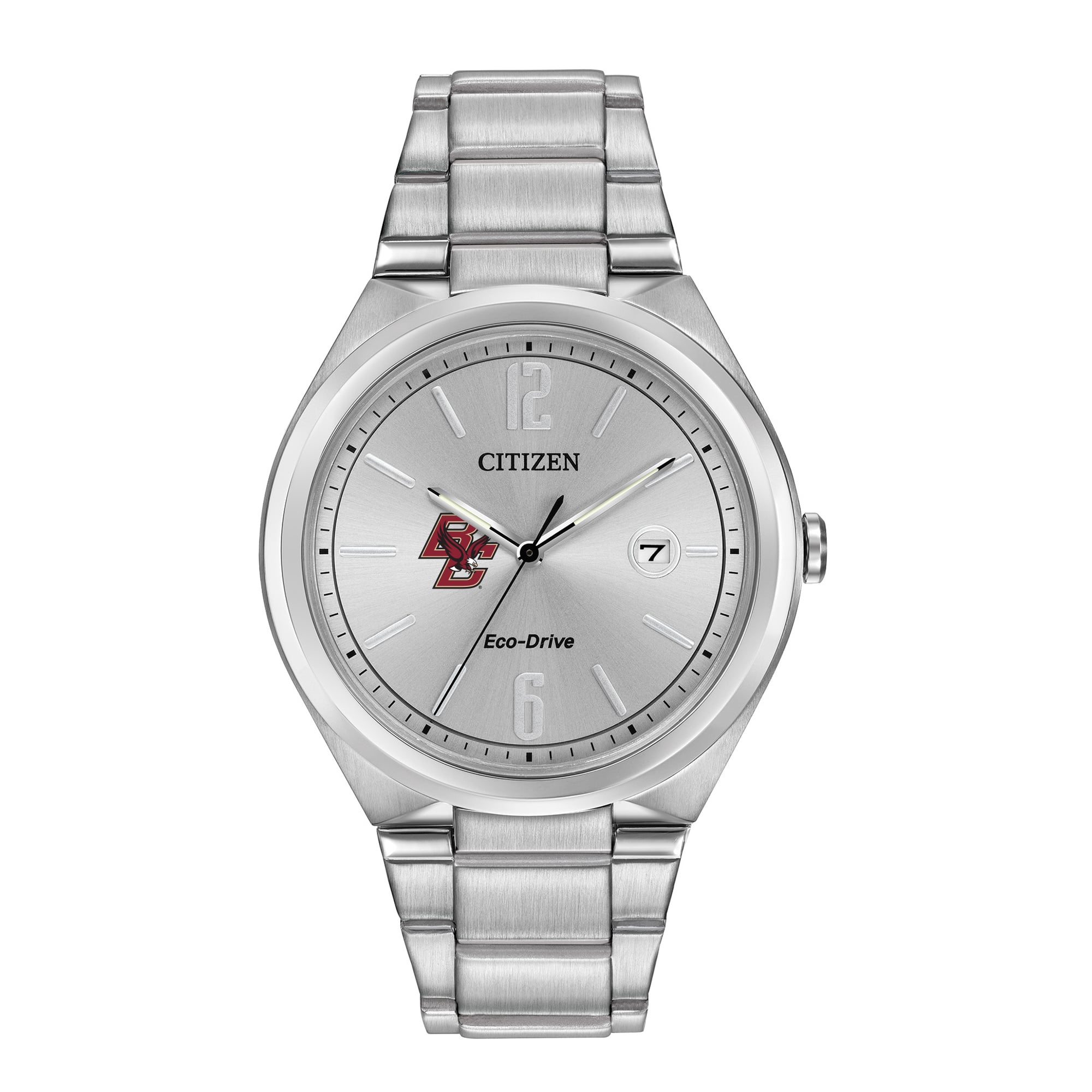 Boston College Watch Stainless Steel Citizen Watch Boston College Eagles Silver Eco-Drive Black  main image 3