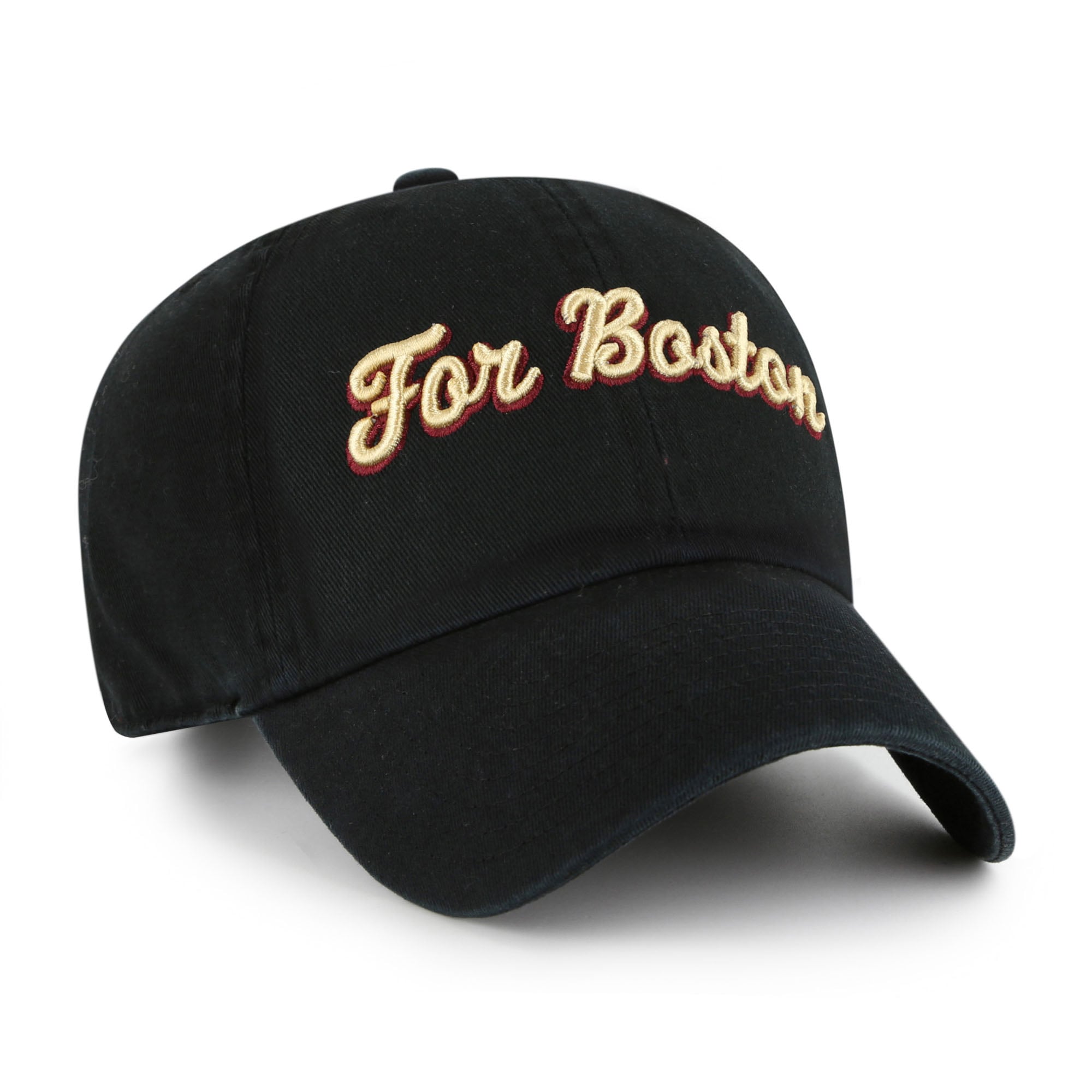 Unisex '47 Boston College Eagles Black Clean Up Adjustable Hat