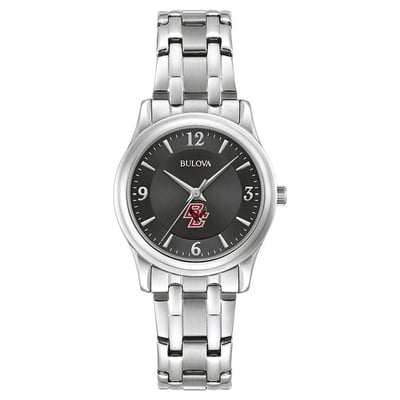 Boston College Eagles Bulova Women's Corporate Collection Stainless Steel Watch - Black