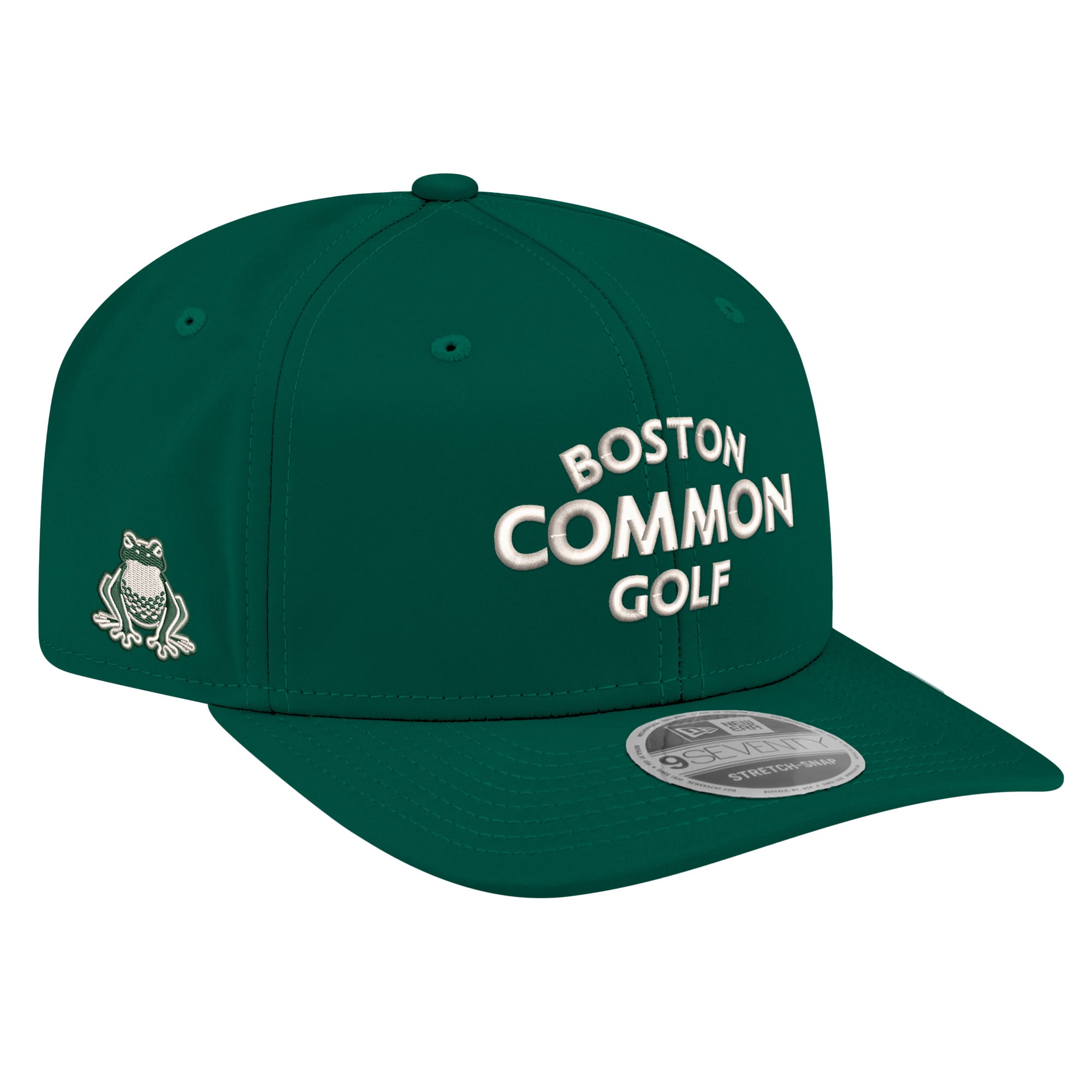 New Era  White Boston Common Golf Team COOLERA 9SEVENTY Adjustable Hat