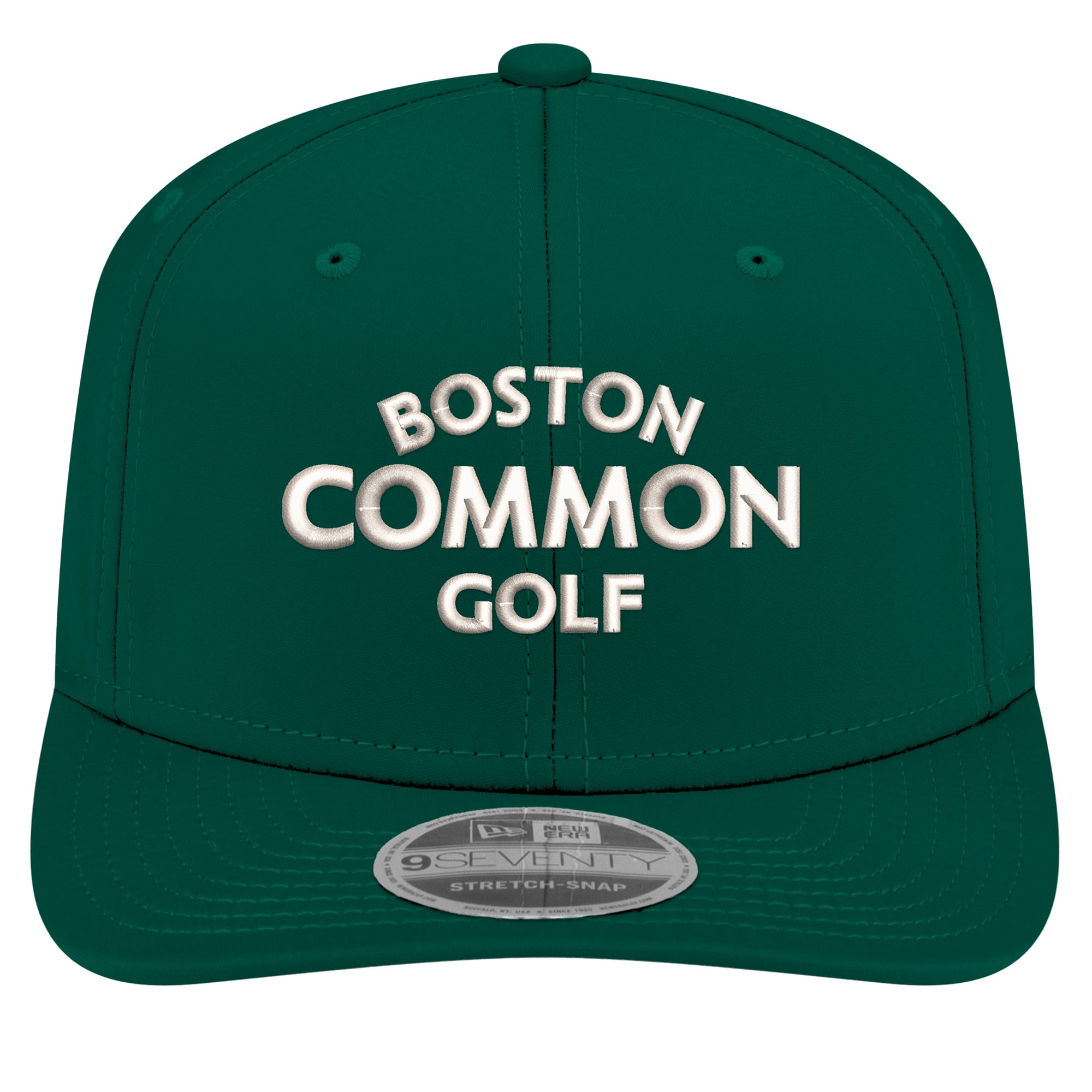 New Era  White Boston Common Golf Team COOLERA 9SEVENTY Adjustable Hat