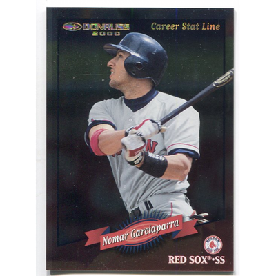 2001 Donruss 2000 Retro Stat Line Career #4 Nomar Garciaparra/322