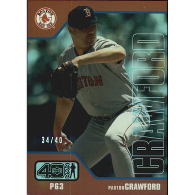 2002 Upper Deck 40-Man Electric Rainbow #272 Paxton Crawford