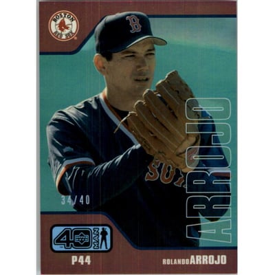 2002 Upper Deck 40-Man Electric Rainbow #284 Rolando Arrojo