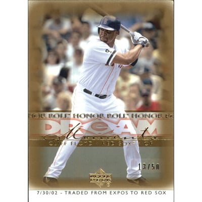 2002 Upper Deck Honor Roll Gold #103 Cliff Floyd DM
