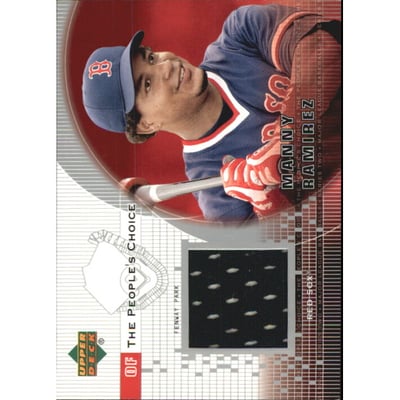 2002 Upper Deck Peoples Choice Game Jersey #PJMRA Manny Ramirez