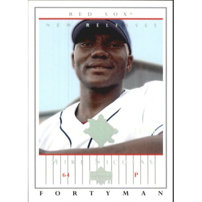 2003 Upper Deck 40-Man Rainbow #938 Mike Nicolas NR