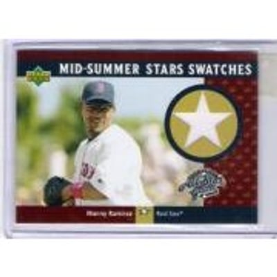 2003 Upper Deck Mid-Summer Stars Swatches #MR Manny Ramirez