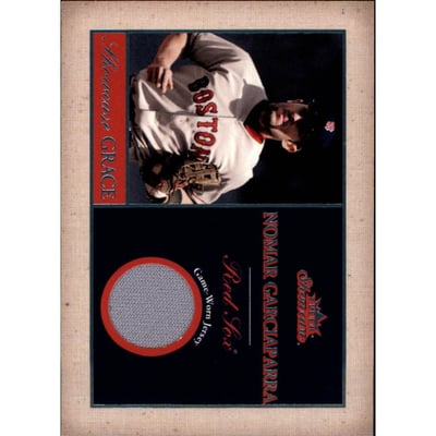 2004 Fleer Showcase Grace Game Used #NG Nomar Garciaparra Jsy