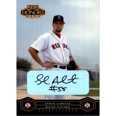 2004 Playoff Honors Signature Bronze #35 Edwin Almonte/99