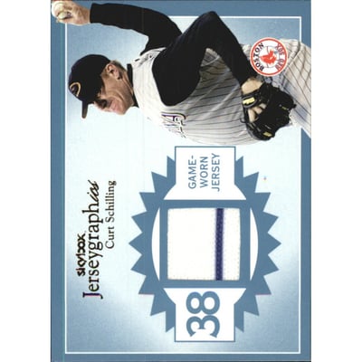 2004 SkyBox Autographics Jerseygraphics Blue #CS Curt Schilling