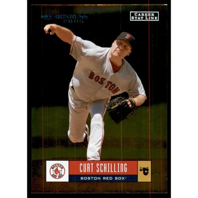 2005 Donruss Stat Line Season #117 Curt Schilling/21