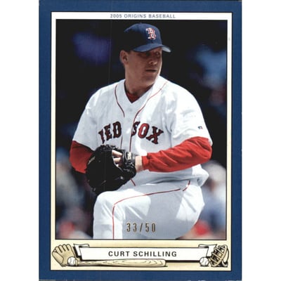 2005 Origins Blue #24 Curt Schilling