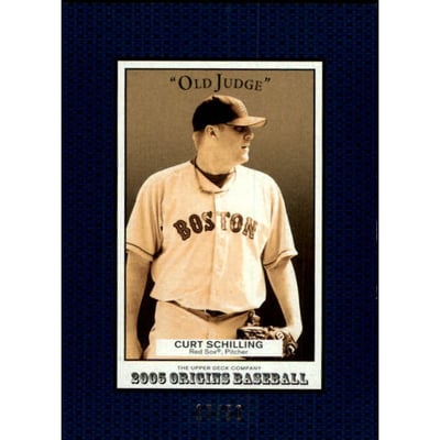 2005 Origins Old Judge Blue #53 Curt Schilling