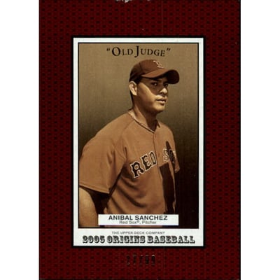 2005 Origins Old Judge Red #204 Anibal Sanchez YS