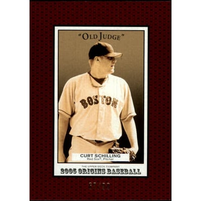 2005 Origins Old Judge Red #53 Curt Schilling