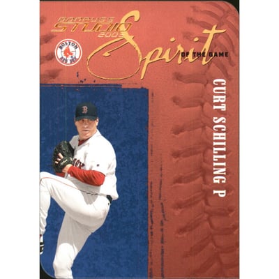 2005 Studio Spirit of the Game Die Cut Gold #15 Curt Schilling