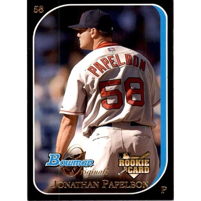 2006 Bowman Originals Black #50 Jonathan Papelbon