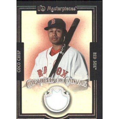 2007 UD Masterpieces Captured on Canvas #CR Coco Crisp