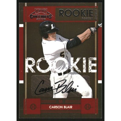 2008 Playoff Contenders Season Ticket Autographs #11 Carson Blair