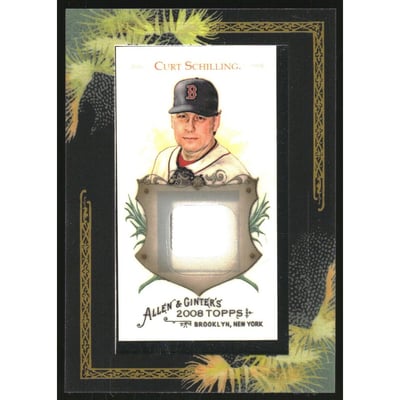 2008 Topps Allen and Ginter Relics #CS Curt Schilling Jsy B