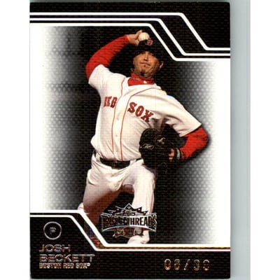 2008 Topps Triple Threads Black #86 Josh Beckett