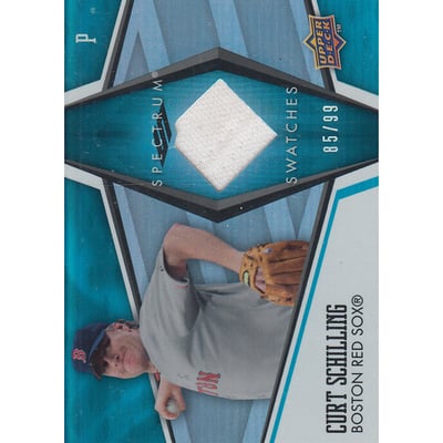 2008 Upper Deck Spectrum Spectrum Swatches #CS Curt Schilling
