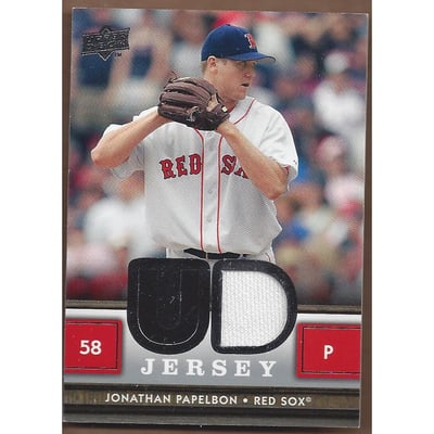 2008 Upper Deck UD Game Materials #PA Jonathan Papelbon