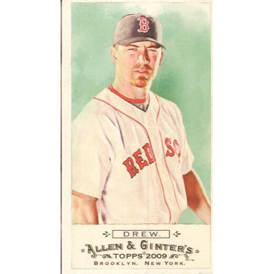 2009 Topps Allen and Ginter Mini No Card Number #127 J.D. Drew