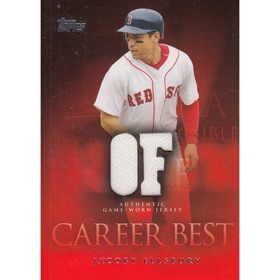 2009 Topps Career Best Relics #JE Jacoby Ellsbury Jsy A1