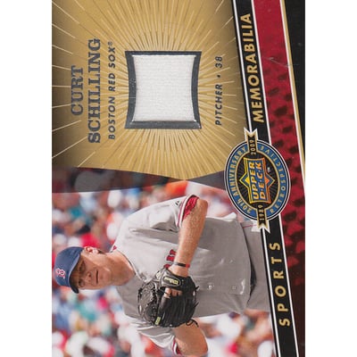 2009 Upper Deck 20th Anniversary Memorabilia #MLBCS Curt Schilling