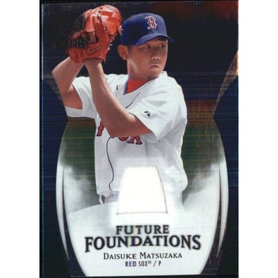 2009 Upper Deck Icons Future Foundations Jerseys #DM Daisuke Matsuzaka