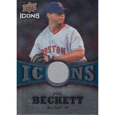 2009 Upper Deck Icons Icons Jerseys #BE Josh Beckett