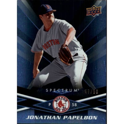 2009 Upper Deck Spectrum Black #15 Jonathan Papelbon