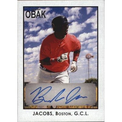 2010 TRISTAR Obak Autographs Black #A19 Brandon Jacobs