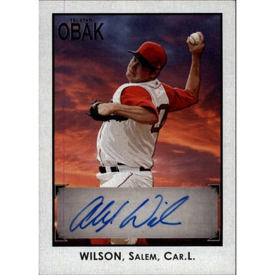 2010 TRISTAR Obak Autographs Black #A45 Alex Wilson